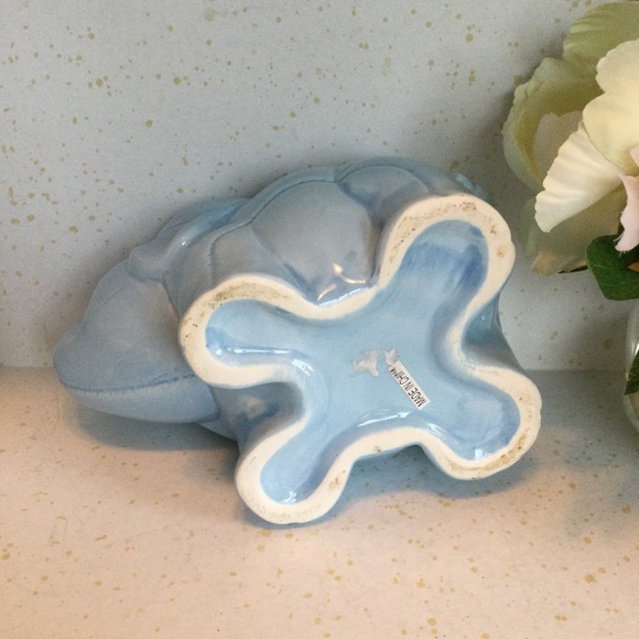 Large Blue Elephant Baby Planter - Picture 5 of 6